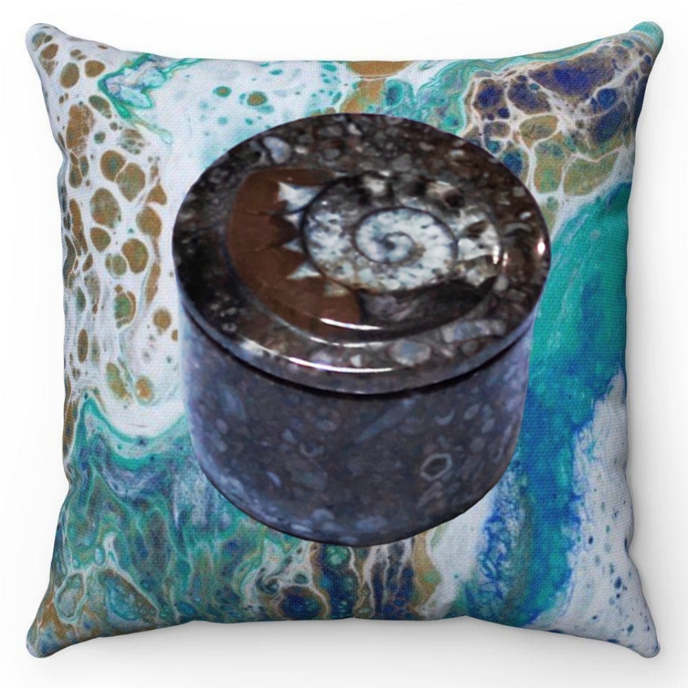 Ammonite Fossil" on the Trinket Box's Lid.